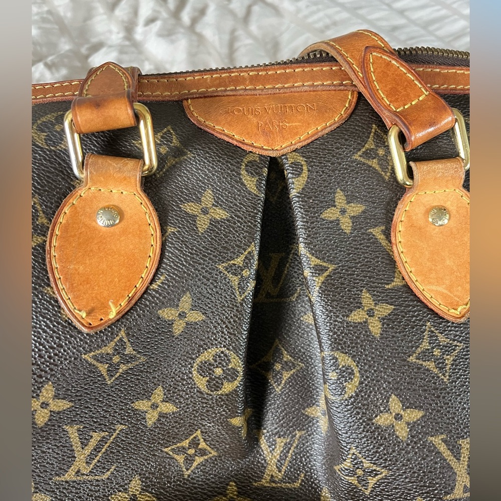 Louis Vuitton Dark Brown Monogram Tote - Picture 6 of 7